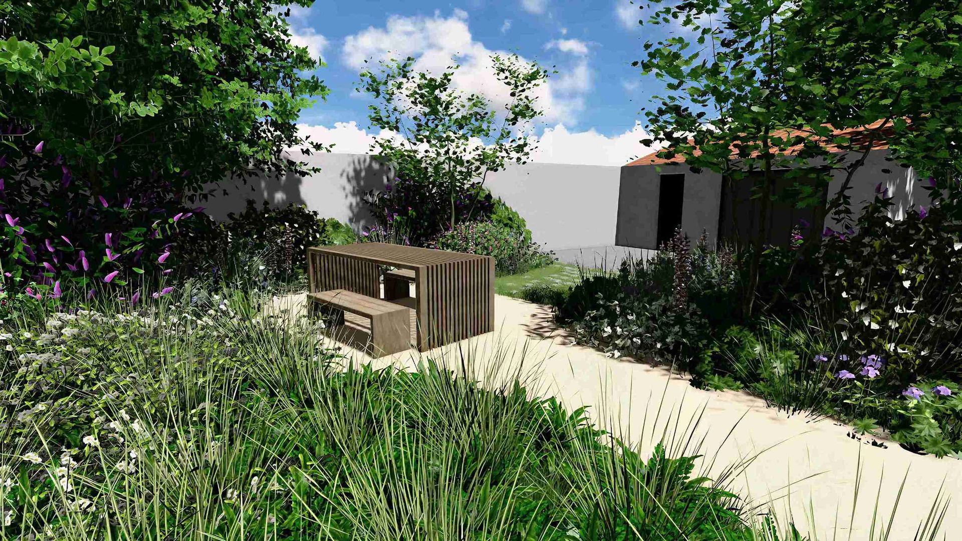 espace de convivialité- MT concepteur paysagiste