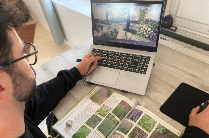 conception infographique paysagiste