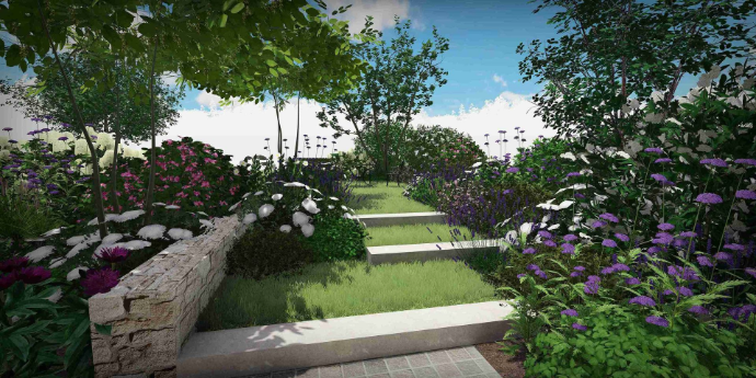 escalier de jardin- MT concepteur paysagiste