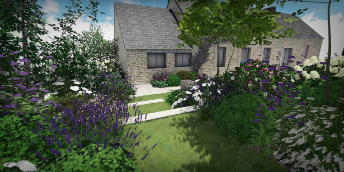 escalier de jardin- MT concepteur paysagiste