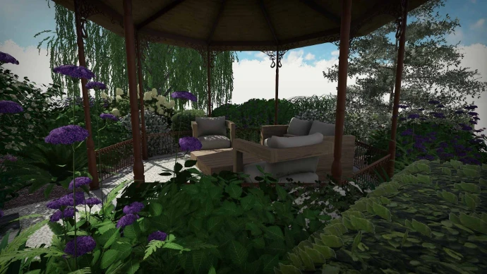 kiosque jardin- MT concepteur paysagiste