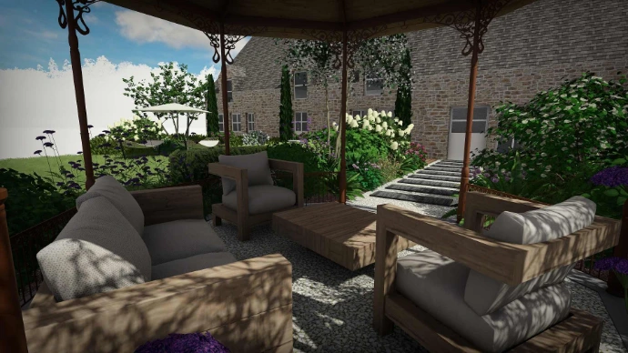 kiosque jardin- MT concepteur paysagiste