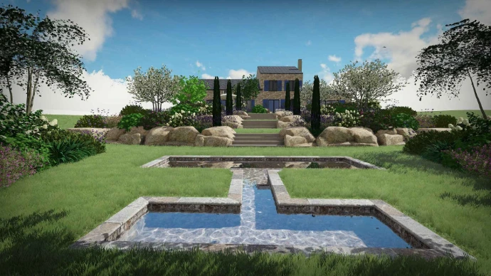 perspective projet paysagers- MT concepteur paysagiste