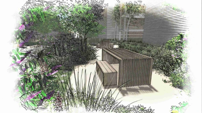 esquisse du projet- MT concepteur paysagiste