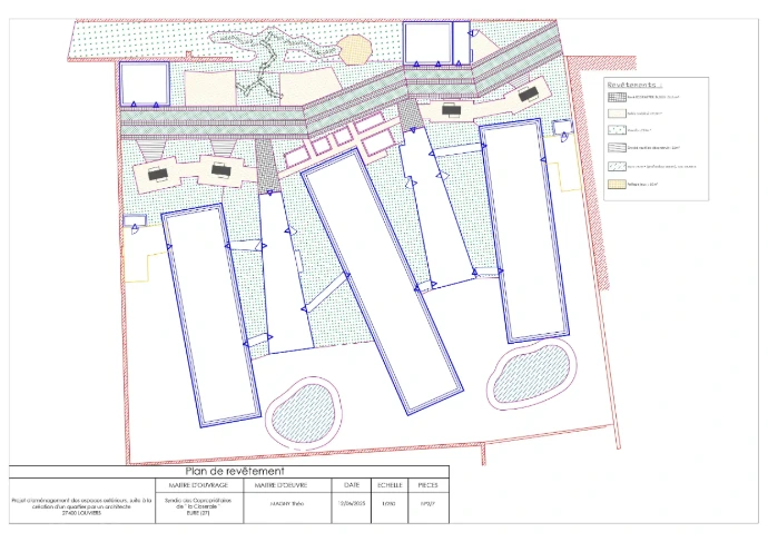 illustration plan technique - MT concepteur paysagiste